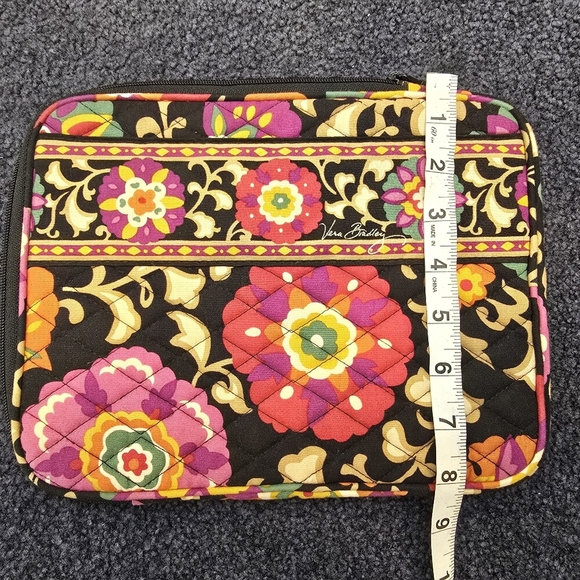 Vera Bradley Floral iPad-Tablet eReader Sleeve Case Zip Cover Quilt - Picture 8 of 8
